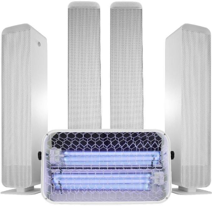 Gamme de purificateurs d'air : décontamination par rayonnement ultraviolet (UV-C)